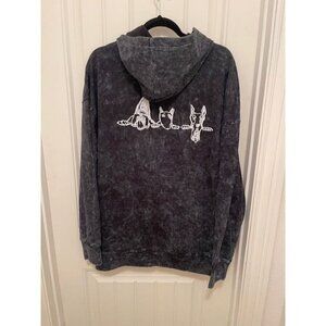 Doggy‎ Supply By Snoop Dogg Hoodie M/M Black Tie-Dye Cotton Unisex Hoodie